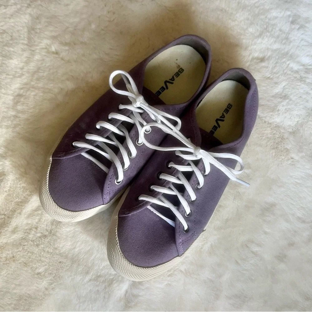 SeaVees Purple Monterey Canvas Sneaker 7